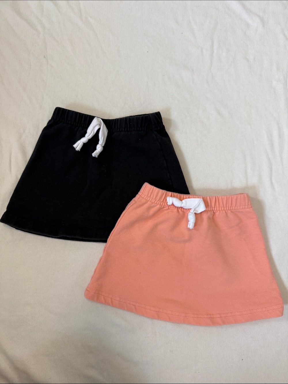 Set of 2 June & January Skirts - Black and Salmon (2T)
